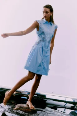 CMSHIRLEY DRESS Cashmere Blue 206517