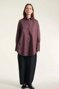 Core cotton stor skjorte RAISIN 26122265329