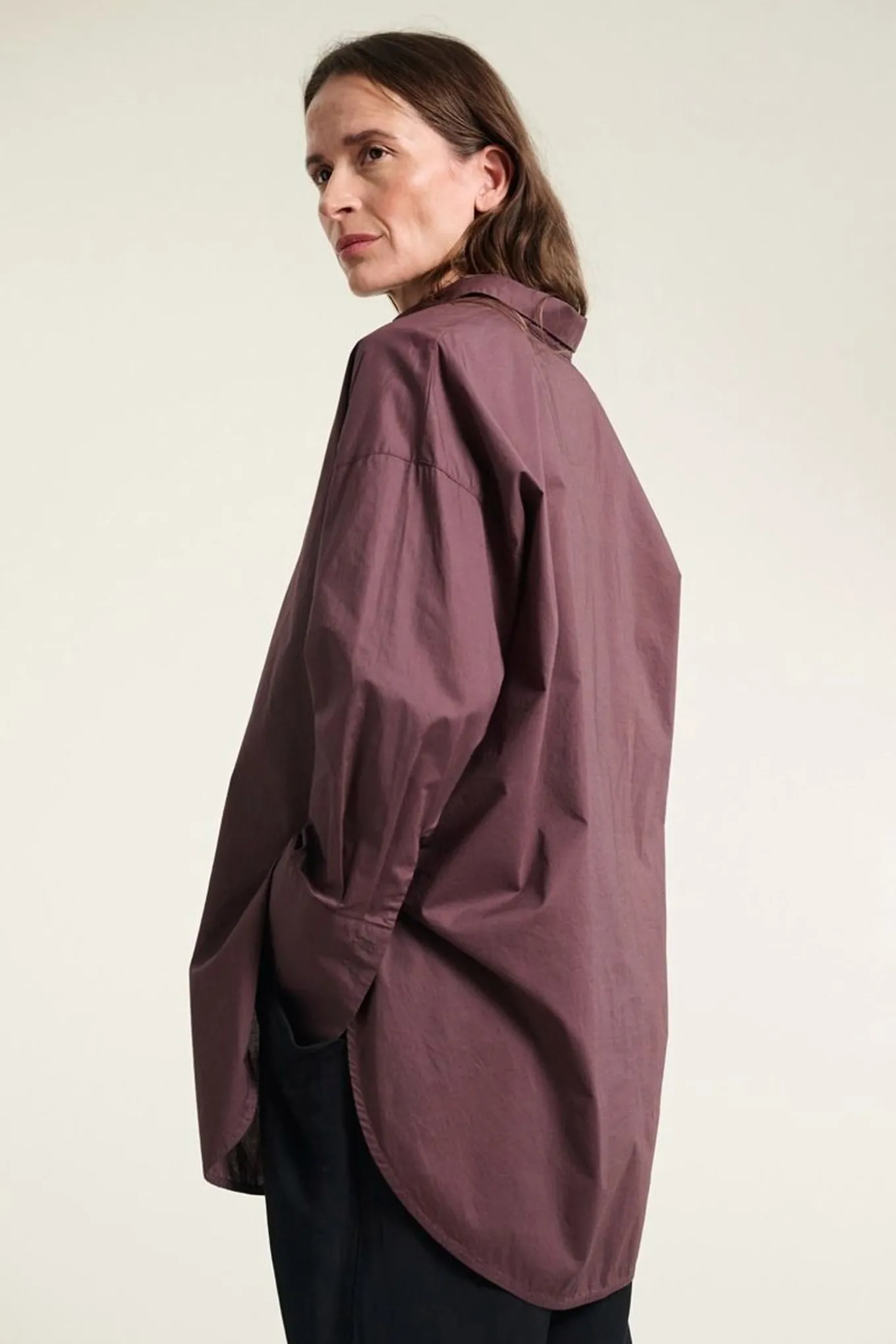 Core cotton stor skjorte RAISIN 26122265329