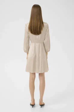 DaforaIW Knotted Dress Champagne 303115 30110834