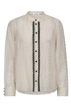 DallyCC Dot Shirt 11Off white 45008