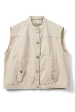 DANASW VEST 0101 Off white S253220