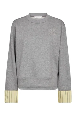 DaniellaCC Blaine Cuff Sweat 57Grey Melan 47008