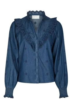 Degas Denim Blouse Blue 166229