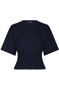 Dray Boxy Smock Navy 165720