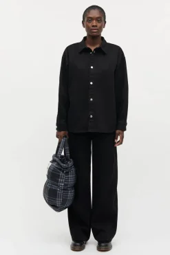 Dyed Denim Gisla Shirt Black 205404