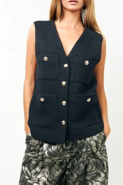 Edel Vest SS 27 Dark Navy 255887004