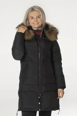 Elita with real fur Black. 2010500R