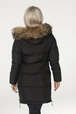 Elita with real fur Black. 2010500R