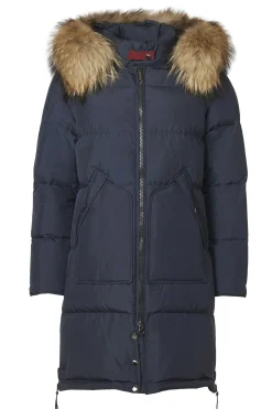 Elita with real fur Navy 2010500R