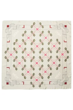 ELIZA Silk Scarf Small 3002Gray Green 2530330262