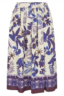 Ellall Midi Skirt 74 Flower Print 261102005