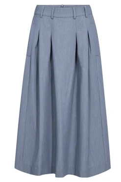 EllyCC Pleat Skirt 586Dusty Blue 44043