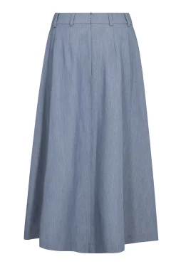 EllyCC Pleat Skirt 586Dusty Blue 44043