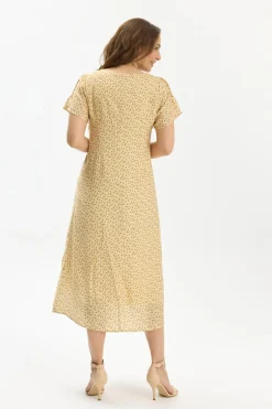Enola dress Butter yellow 17056
