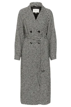 FarrenaGZ coat Black/white boucle 10909195