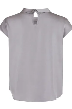 Fleur Drapy Satin Grey 160990