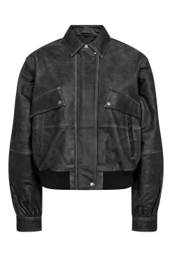 FloydCC Leather Bomber 96Black 40008