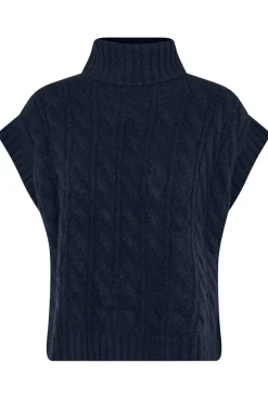 FresnoLL Knit Vest SL 23 Dark Blue 254715013