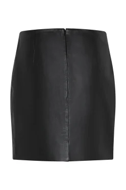 GentianBBShinni Leather skirt Black BBW4908