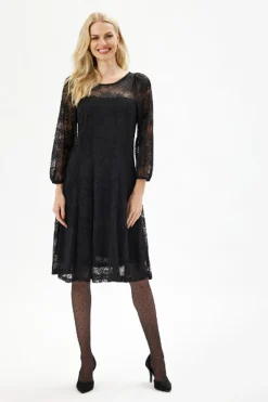Gina lace dress SORT 16502