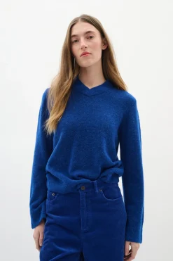 GuniIW VNeck Sodalite Blue 30111022