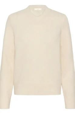 GuniIW VNeck Whisper White Melange 30111022