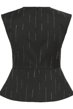 GZadira peplum top Dark grey melange 100494 10910709