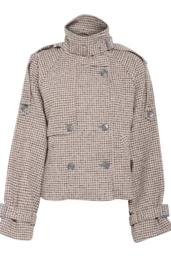 GZavic short jacket Rose dust/grey houndstooth 10910324