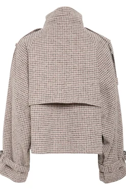 GZavic short jacket Rose dust/grey houndstooth 10910324