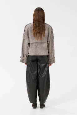 GZavic short jacket Rose dust/grey houndstooth 10910324