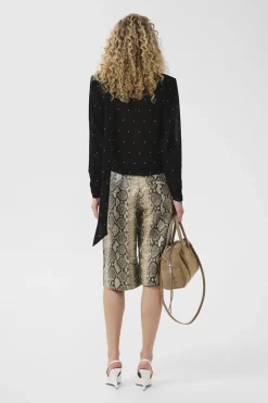 GZdorthie P blouse Khaki dot 109160 10911034