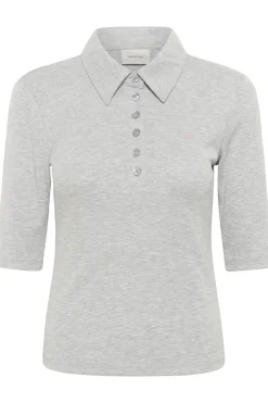 GZdrew polo mel top Grey M‚lange 10910685