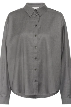 GZeffy shirt Dark grey melange 10910621