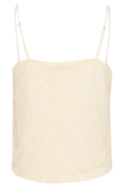 GZglira top Butter Yellow sequins 10909954