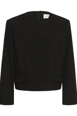 GZjoelle blouse Black pinstripe 105270 10910883