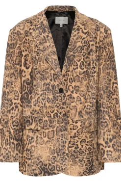 GZleane OZ blazer Leopart print leather 10909938