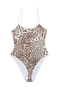 GZlelou swimsuit light leopard