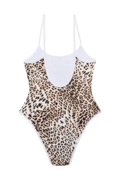 GZlelou swimsuit light leopard