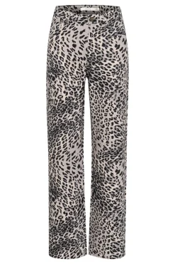 GZleora MW wide jeans Grey leopard 10910300