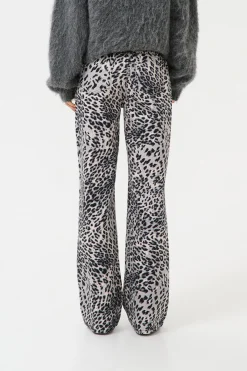 GZleora MW wide jeans Grey leopard 10910300