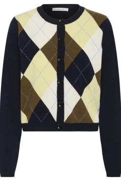 GZmanzi multi cardigan Skycaptain/Brown/Yellow Plum 10910840