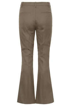 GZpaula HW flared pants Dark timberwolf melange 1068 10910891