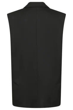 GZpaula long vest Black 100017 10910913