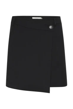 GZpaula melange MW wrap skirt Black 10910495
