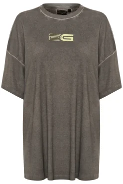 GZsilmo tee Black oil washed 10910127