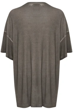 GZsilmo tee Black oil washed 10910127