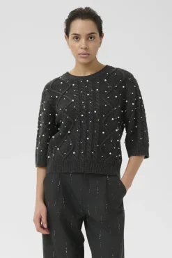 GZtaiba deco pullover Dark Grey M‚lange 108883 10910780