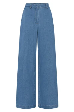 252HMNiva denim pants 210 Deep ocean HM1241