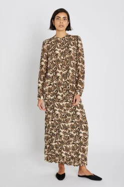 651HMSican maxi skirt 852 Shitake print HM1287